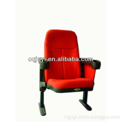 JY-907 metal leg lecture hall Theatr cadeira chairs with cup holder